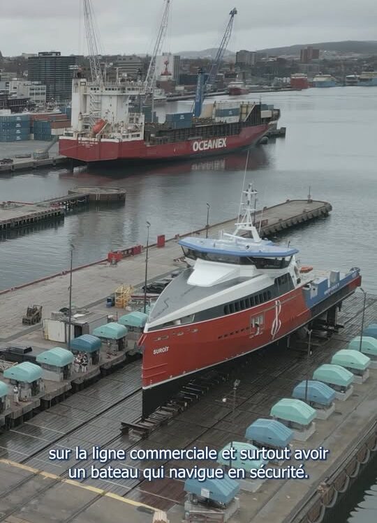 [C.T 975]  Comme chaque année, nos ferries sont partis en cale sèche à St. John’s pour réa…